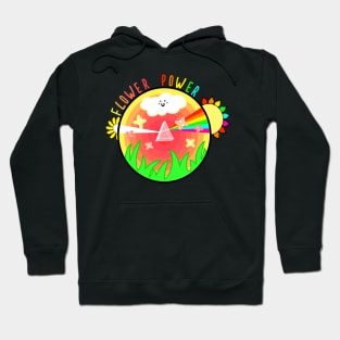 Flower Power Sticker Hoodie